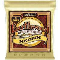 ERNIE BALL 3002 Earthwood 80/20 Bronze Medium 3 Pack 13-56